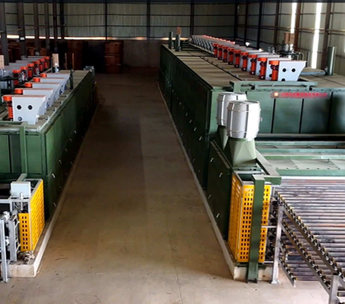 Veneer drying line